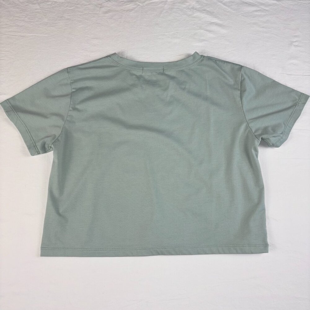 Romwe Light Green Graphic Tee - Size Medium - Picture 8 of 9